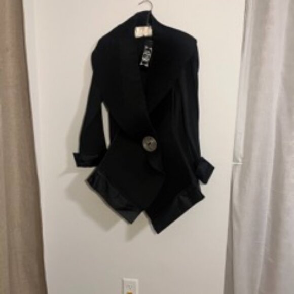 NWT Vintage IPSE New Wave Pleated Blazer Jacket - Picture 5 of 12